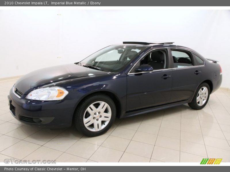 Imperial Blue Metallic / Ebony 2010 Chevrolet Impala LT