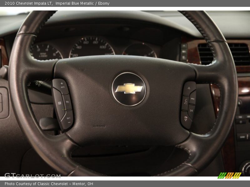 Imperial Blue Metallic / Ebony 2010 Chevrolet Impala LT