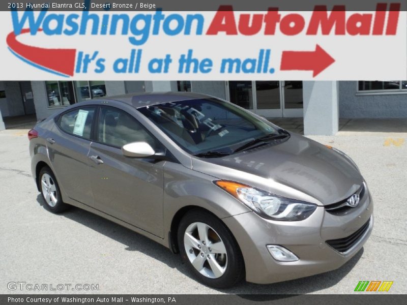 Desert Bronze / Beige 2013 Hyundai Elantra GLS