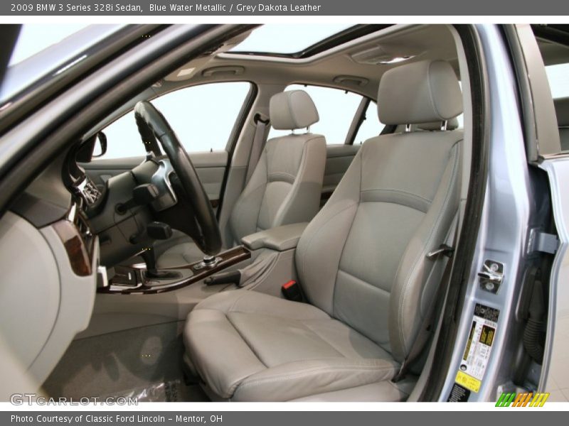  2009 3 Series 328i Sedan Grey Dakota Leather Interior