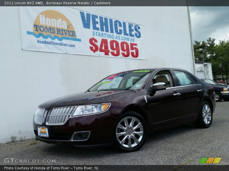Bordeaux Reserve Metallic / Cashmere 2011 Lincoln MKZ AWD