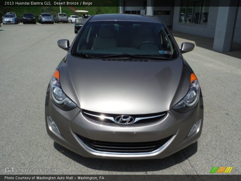 Desert Bronze / Beige 2013 Hyundai Elantra GLS