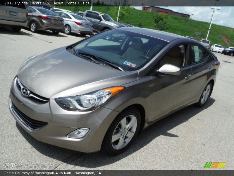Desert Bronze / Beige 2013 Hyundai Elantra GLS