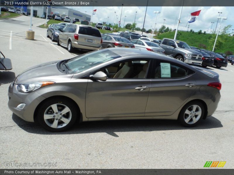 Desert Bronze / Beige 2013 Hyundai Elantra GLS