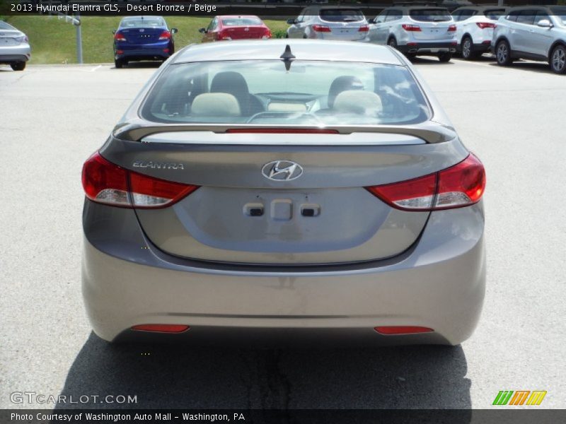 Desert Bronze / Beige 2013 Hyundai Elantra GLS