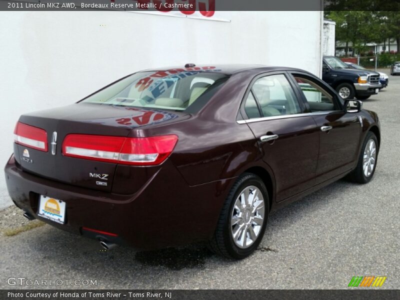 Bordeaux Reserve Metallic / Cashmere 2011 Lincoln MKZ AWD