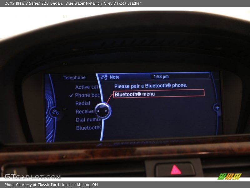 Blue Water Metallic / Grey Dakota Leather 2009 BMW 3 Series 328i Sedan