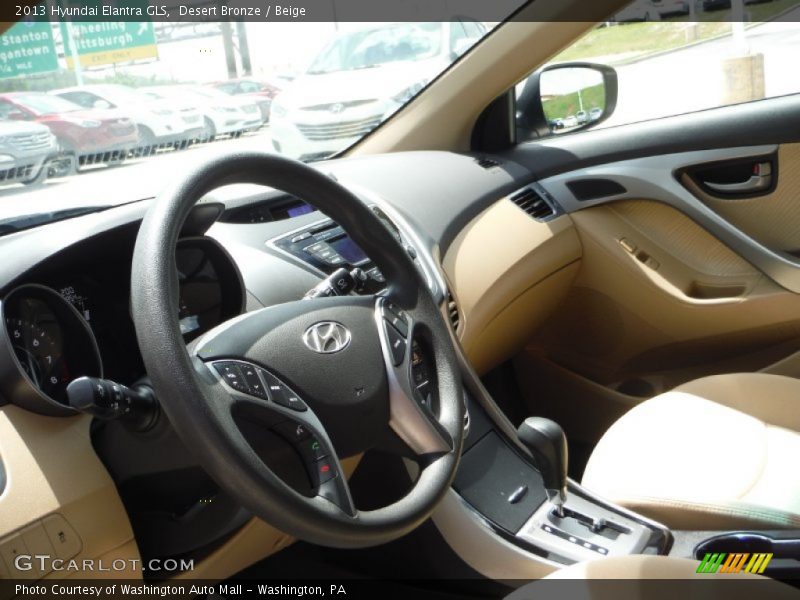 Desert Bronze / Beige 2013 Hyundai Elantra GLS