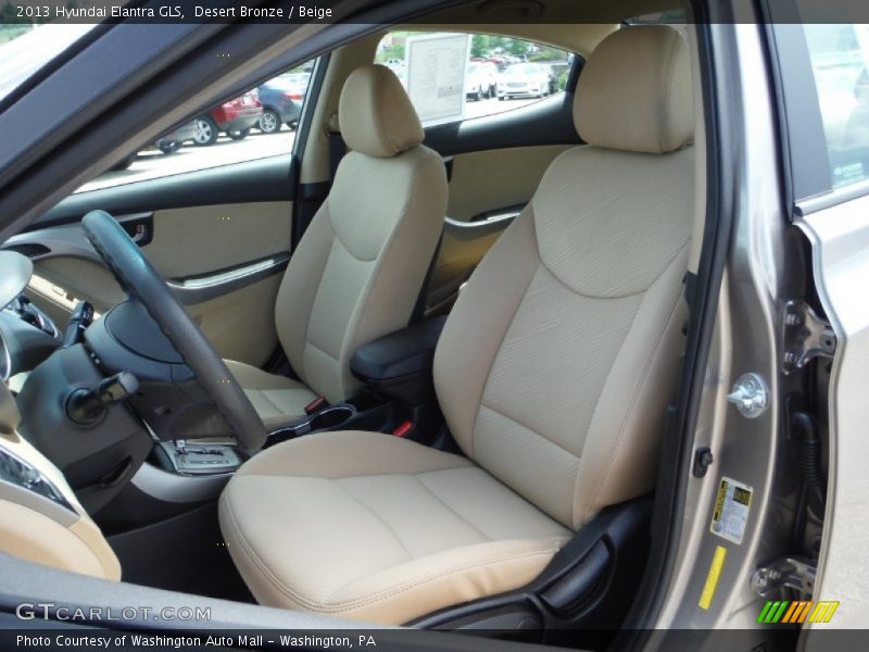 Desert Bronze / Beige 2013 Hyundai Elantra GLS