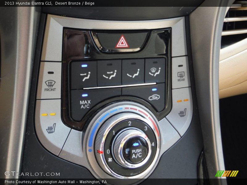 Desert Bronze / Beige 2013 Hyundai Elantra GLS