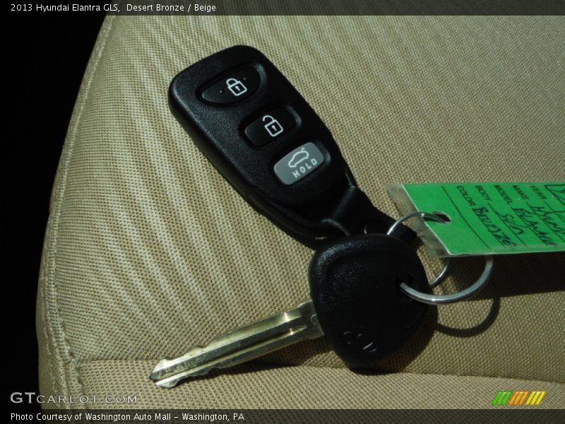 Desert Bronze / Beige 2013 Hyundai Elantra GLS