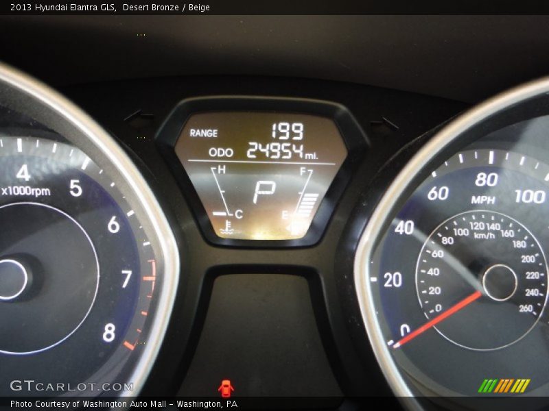 Desert Bronze / Beige 2013 Hyundai Elantra GLS