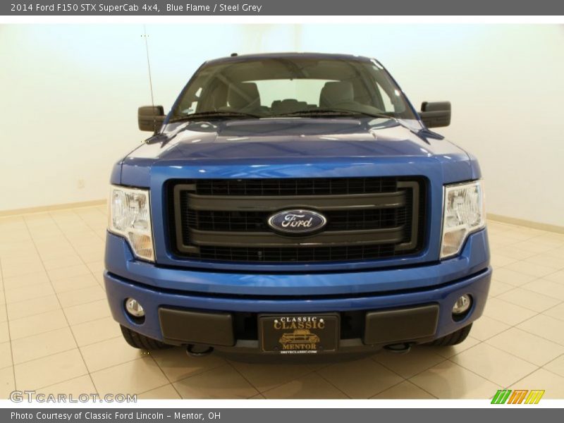 Blue Flame / Steel Grey 2014 Ford F150 STX SuperCab 4x4