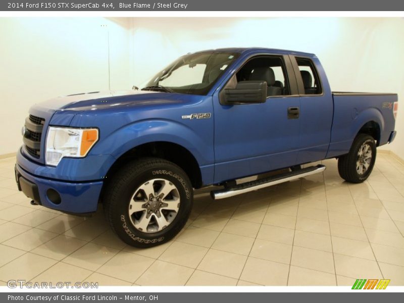 Blue Flame / Steel Grey 2014 Ford F150 STX SuperCab 4x4