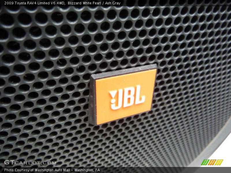 Blizzard White Pearl / Ash Gray 2009 Toyota RAV4 Limited V6 4WD