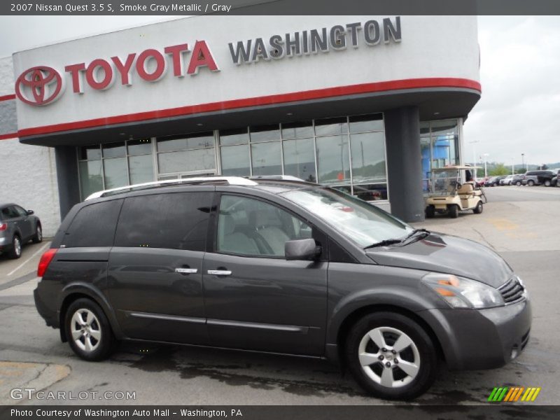 Smoke Gray Metallic / Gray 2007 Nissan Quest 3.5 S