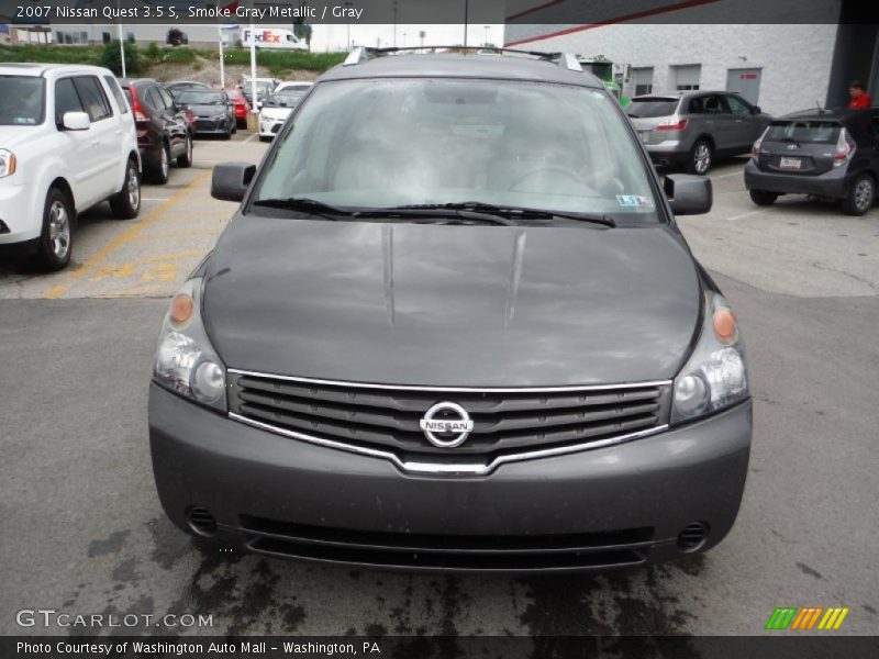 Smoke Gray Metallic / Gray 2007 Nissan Quest 3.5 S