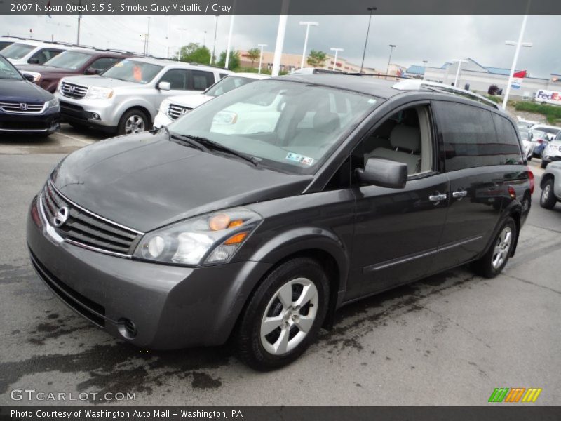 Smoke Gray Metallic / Gray 2007 Nissan Quest 3.5 S