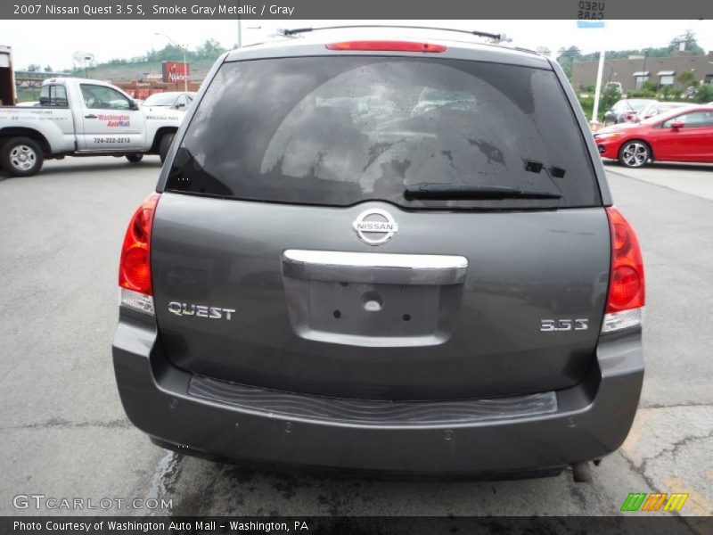 Smoke Gray Metallic / Gray 2007 Nissan Quest 3.5 S