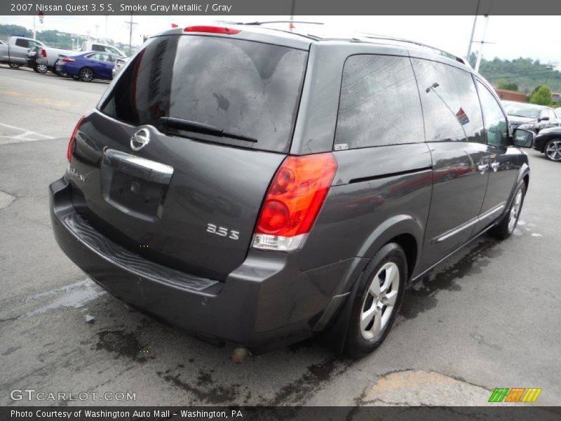 Smoke Gray Metallic / Gray 2007 Nissan Quest 3.5 S