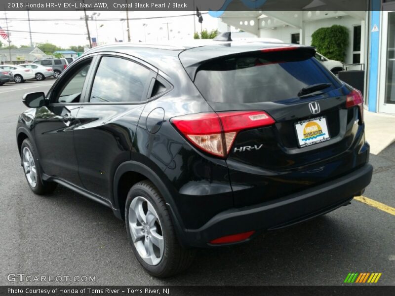 Crystal Black Pearl / Black 2016 Honda HR-V EX-L Navi AWD