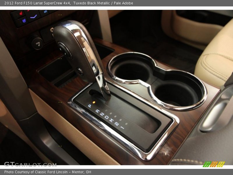 Tuxedo Black Metallic / Pale Adobe 2012 Ford F150 Lariat SuperCrew 4x4