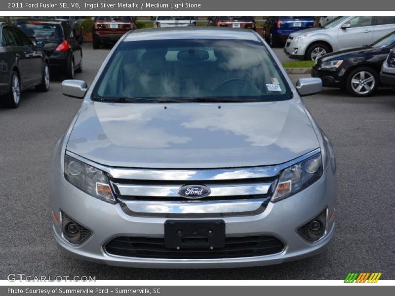 Ingot Silver Metallic / Medium Light Stone 2011 Ford Fusion SEL V6