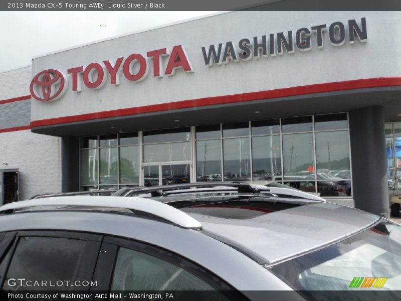Liquid Silver / Black 2013 Mazda CX-5 Touring AWD