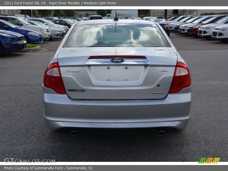 Ingot Silver Metallic / Medium Light Stone 2011 Ford Fusion SEL V6