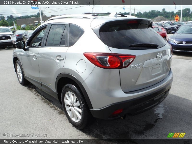Liquid Silver / Black 2013 Mazda CX-5 Touring AWD