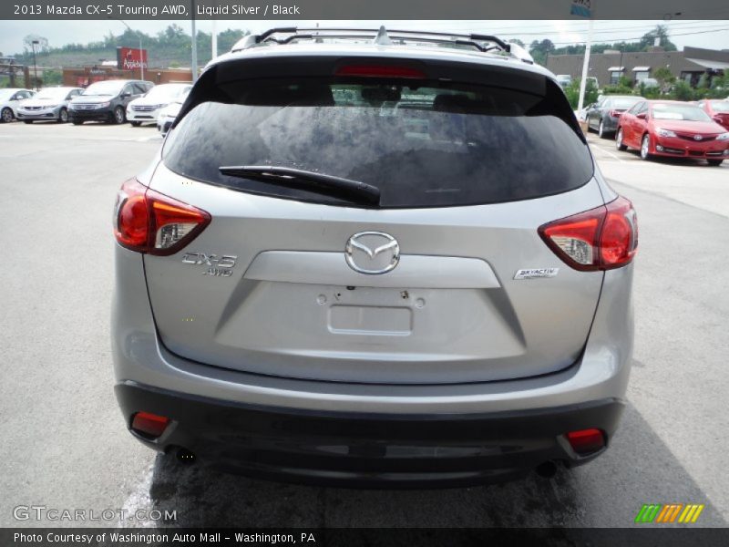 Liquid Silver / Black 2013 Mazda CX-5 Touring AWD