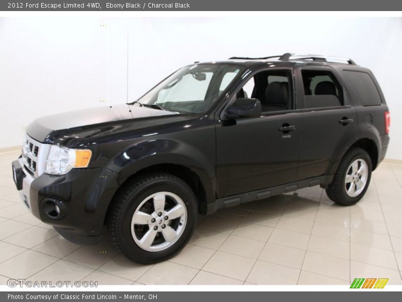 Ebony Black / Charcoal Black 2012 Ford Escape Limited 4WD