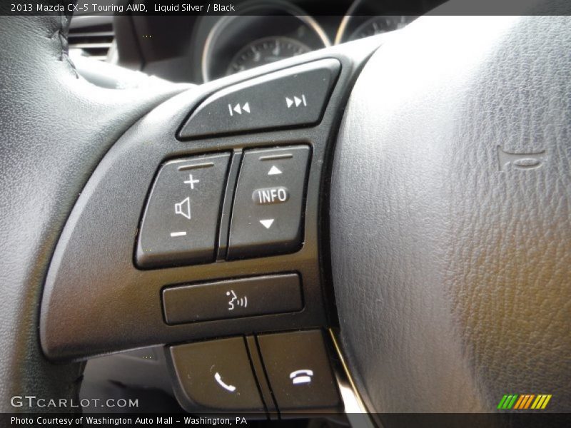 Liquid Silver / Black 2013 Mazda CX-5 Touring AWD