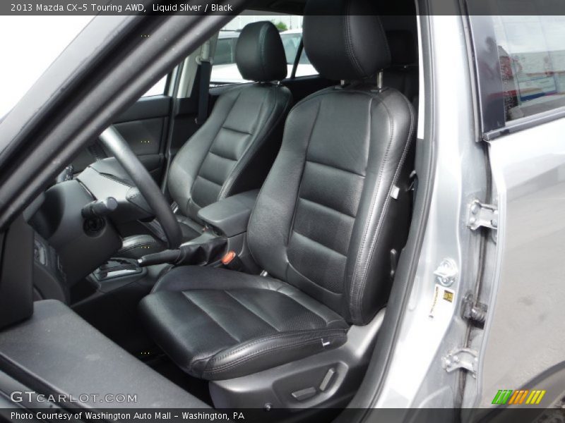 Liquid Silver / Black 2013 Mazda CX-5 Touring AWD