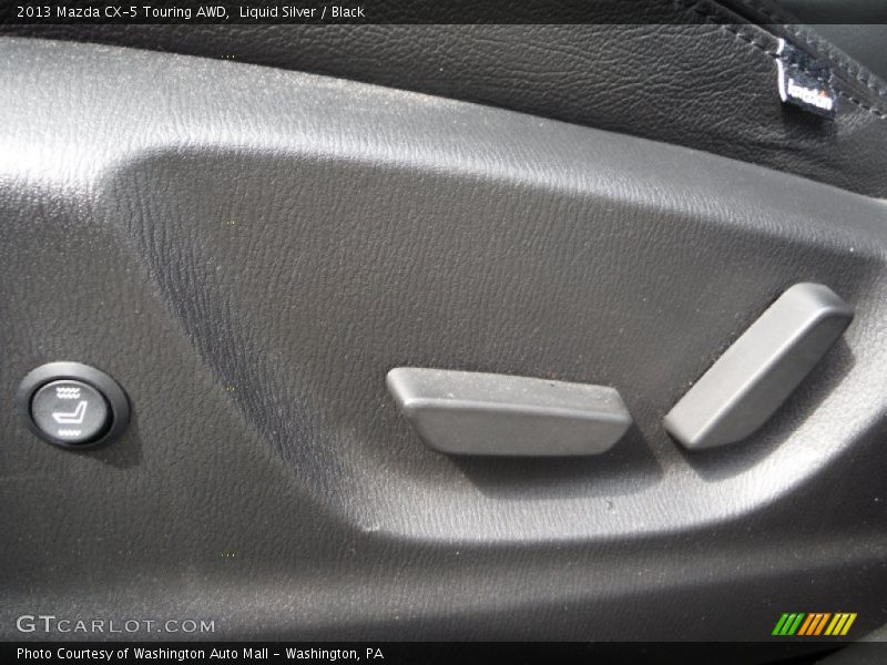 Liquid Silver / Black 2013 Mazda CX-5 Touring AWD