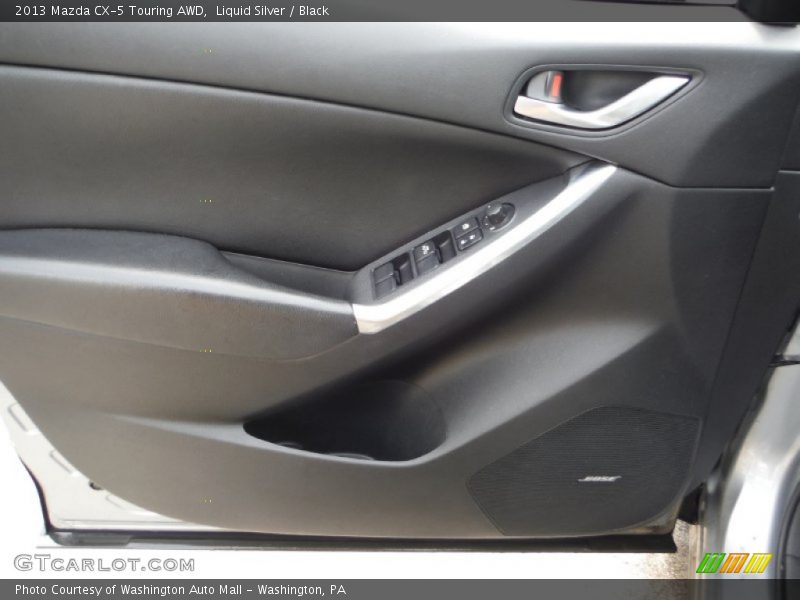 Liquid Silver / Black 2013 Mazda CX-5 Touring AWD