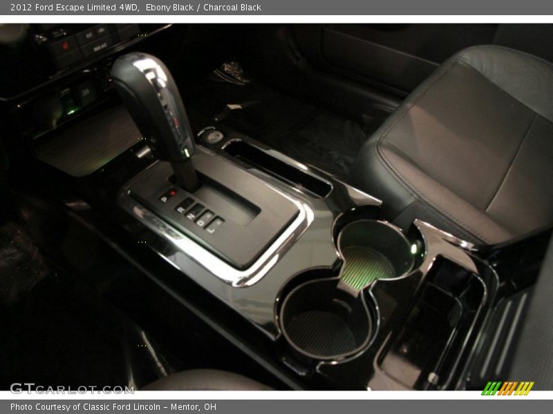 Ebony Black / Charcoal Black 2012 Ford Escape Limited 4WD