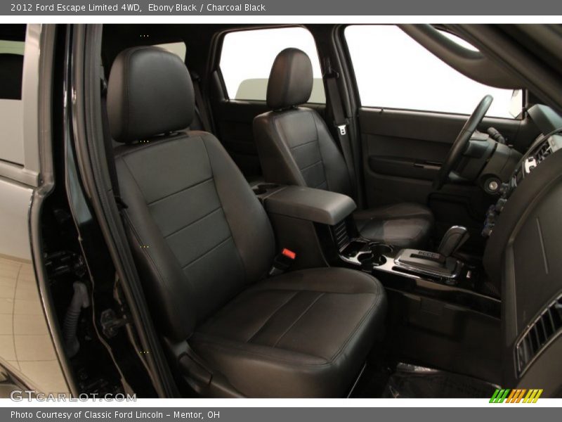 Ebony Black / Charcoal Black 2012 Ford Escape Limited 4WD