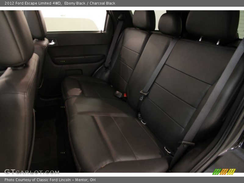Ebony Black / Charcoal Black 2012 Ford Escape Limited 4WD