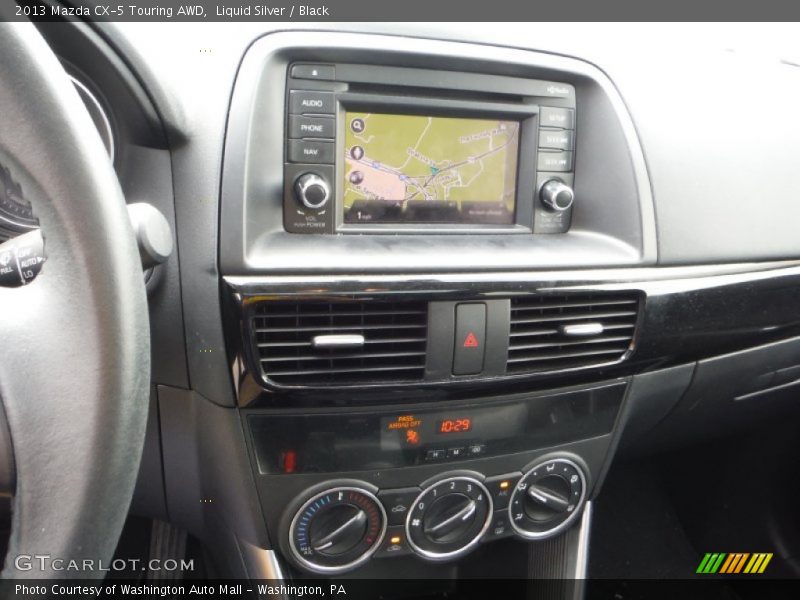 Liquid Silver / Black 2013 Mazda CX-5 Touring AWD