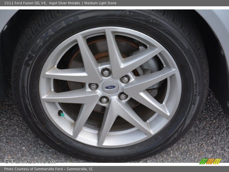 Ingot Silver Metallic / Medium Light Stone 2011 Ford Fusion SEL V6