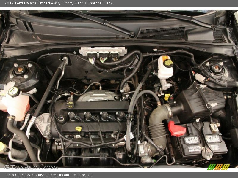 Ebony Black / Charcoal Black 2012 Ford Escape Limited 4WD