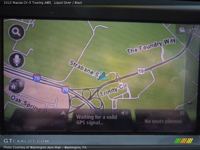 Liquid Silver / Black 2013 Mazda CX-5 Touring AWD