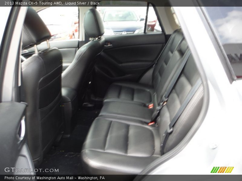Liquid Silver / Black 2013 Mazda CX-5 Touring AWD