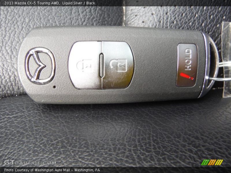 Liquid Silver / Black 2013 Mazda CX-5 Touring AWD