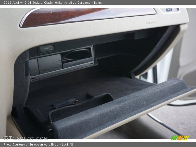Glacier White Metallic / Cardamom Beige 2012 Audi A4 2.0T Sedan