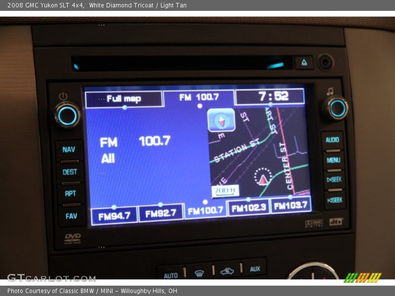 White Diamond Tricoat / Light Tan 2008 GMC Yukon SLT 4x4