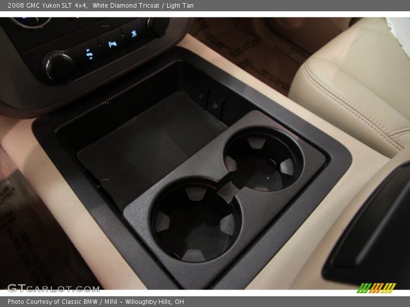 White Diamond Tricoat / Light Tan 2008 GMC Yukon SLT 4x4