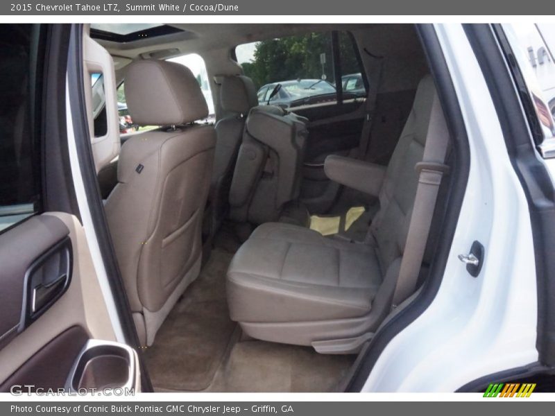 Summit White / Cocoa/Dune 2015 Chevrolet Tahoe LTZ