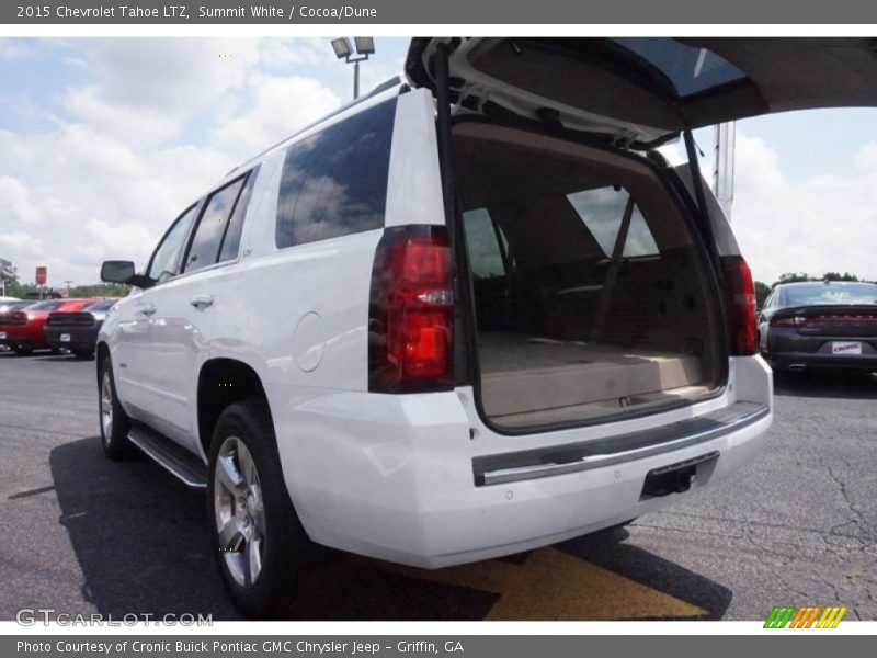 Summit White / Cocoa/Dune 2015 Chevrolet Tahoe LTZ